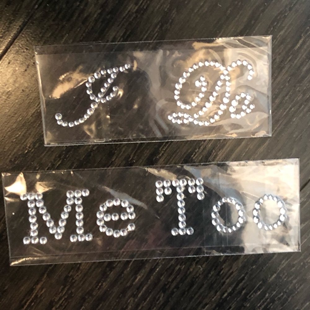 Crystal Wedding Day Shoe Decals